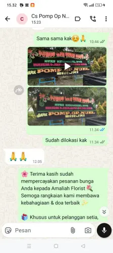 Testimonial Papan Bunga magahayu selatan