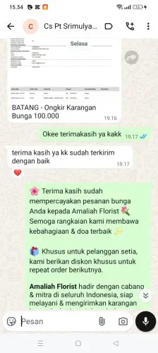 Testimonial Papan Bunga magahayu selatan