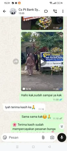 Testimonial Papan Bunga magahayu selatan
