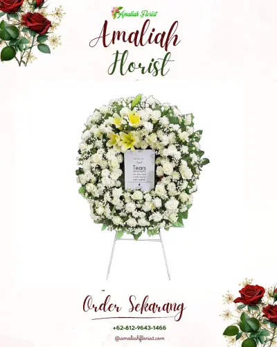 Krans Bunga Duka Cita magahayu selatan